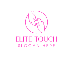 Minimalist Nail Spa logo design