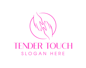 Minimalist Nail Spa logo design