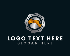 Metallic Gear Excavator logo