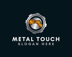 Metallic Gear Excavator logo