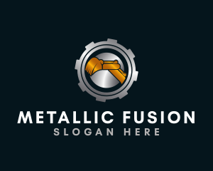 Metallic Gear Excavator logo