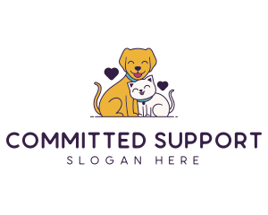 Veterinary Animal Pet Care logo design