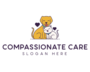 Veterinary Animal Pet Care logo design