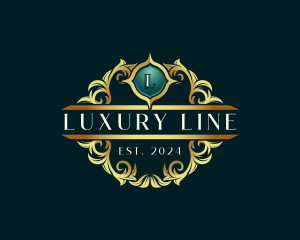 Luxury Crest Ornamental logo design