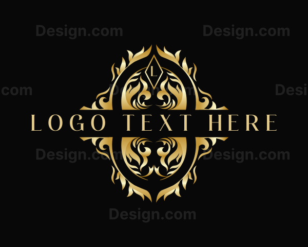 Luxury Ornament Wreath Logo