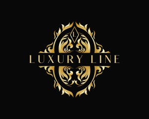 Luxury Ornament Wreath logo design