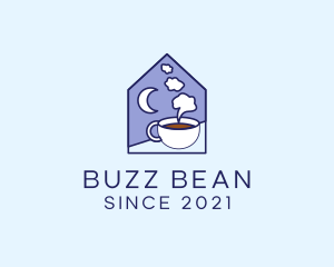 Night Coffee Drink logo design