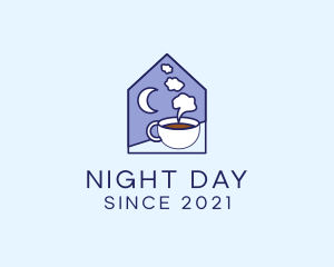 Night Coffee Drink logo design