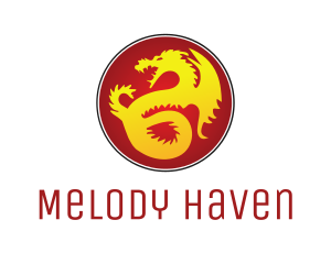 Mythology Golden Dragon logo