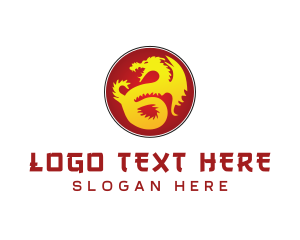 Mythology Golden Dragon logo