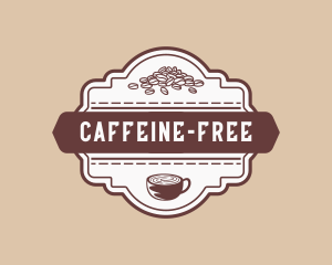 Coffee Bean Cup Cafe logo design