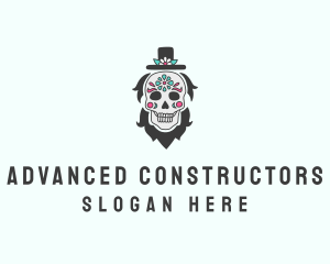 Hat Skull Man  logo design