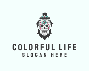 Hat Skull Man  logo design