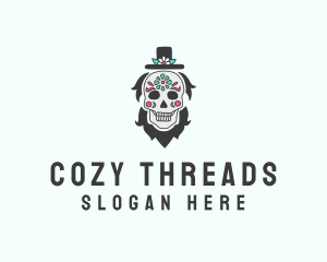 Hat Skull Man  logo design