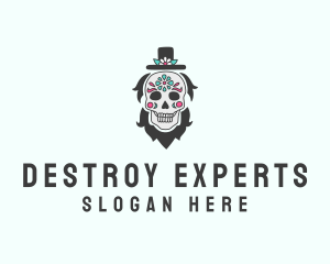 Hat Skull Man  logo design