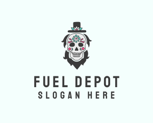 Hat Skull Man  logo design