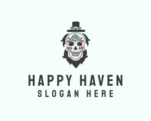 Hat Skull Man  logo design