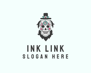 Hat Skull Man  logo design