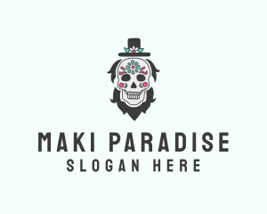 Hat Skull Man  logo design