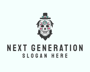 Hat Skull Man  logo design