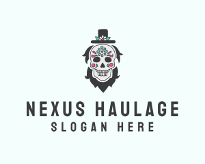 Hat Skull Man  logo design