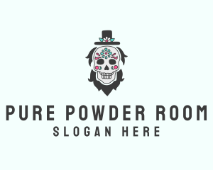 Hat Skull Man  logo design