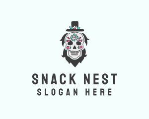 Hat Skull Man  logo design