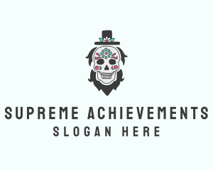 Hat Skull Man  logo design