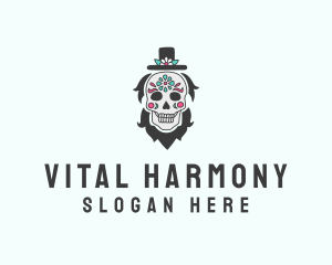 Hat Skull Man  logo design