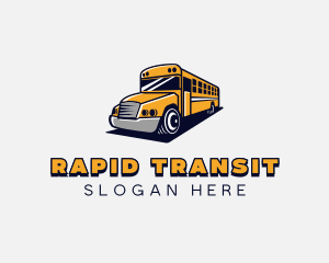 School Bus Vehicle logo