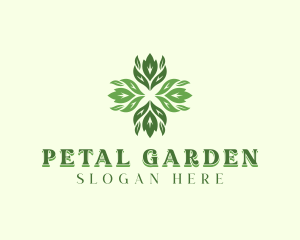 Eco Herbal Leaves logo design