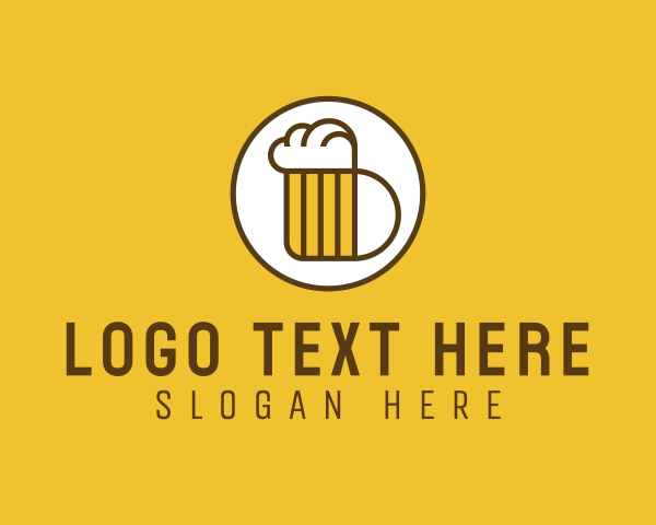 Beer Froth logo example 3