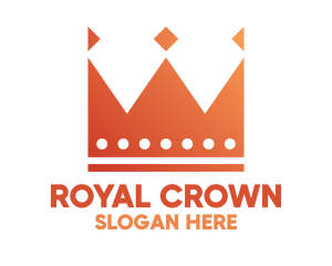 Gradient Crown Monarch logo