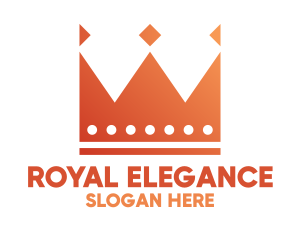 Gradient Crown Monarch logo