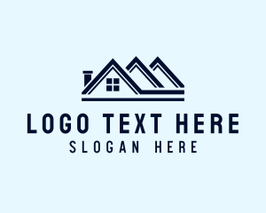 Residential Housing Roof Property logo