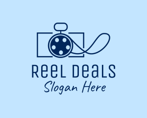 Camera Film Reel  logo design