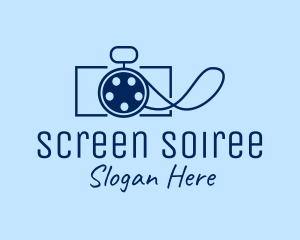 Camera Film Reel  logo design