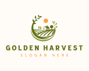 Nature Farm Field logo design