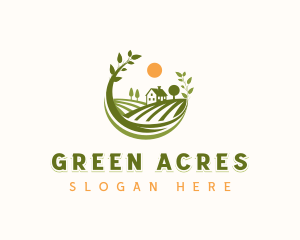 Nature Farm Field logo design