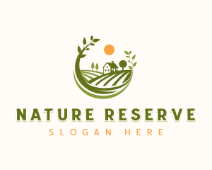 Nature Farm Field logo design