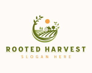 Nature Farm Field logo design