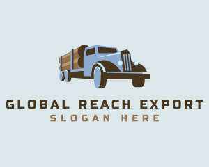 Logging Truck Wood logo