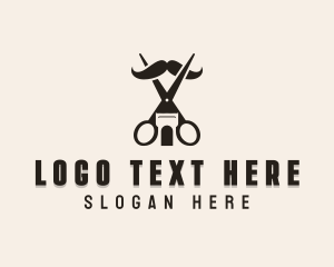 Hairstylist Barber Scissors logo