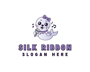 Sea Lion Singer logo design