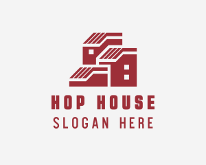 Housing Property Roofing logo design