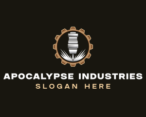 Industrial Milling Machine logo design