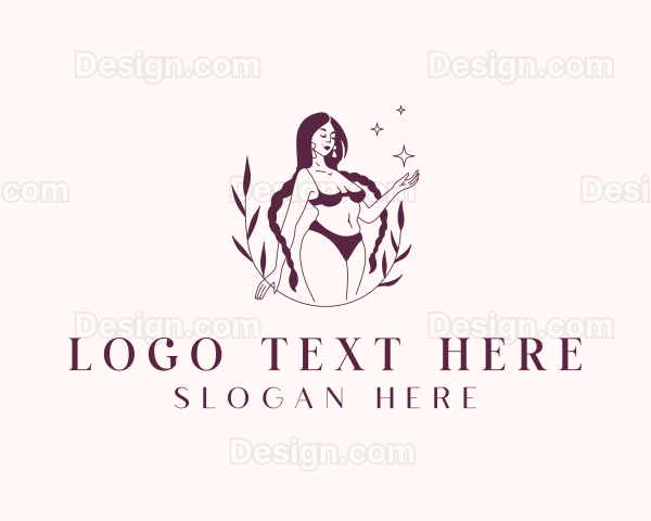 Bikini Lingerie Woman Logo