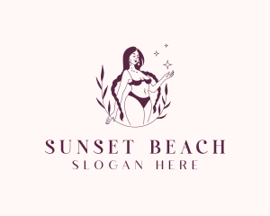 Bikini Lingerie Woman logo design