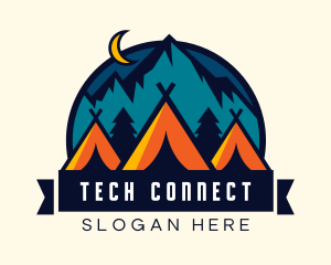 Mountain Tent Camping logo