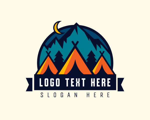 Mountain Tent Camping logo